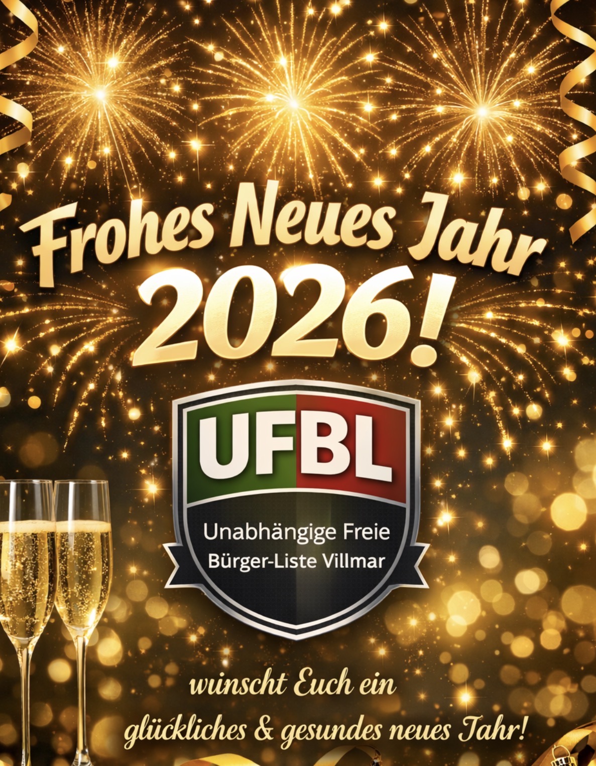 Ihre UFBL wünscht ein gesundes neues Jahr
