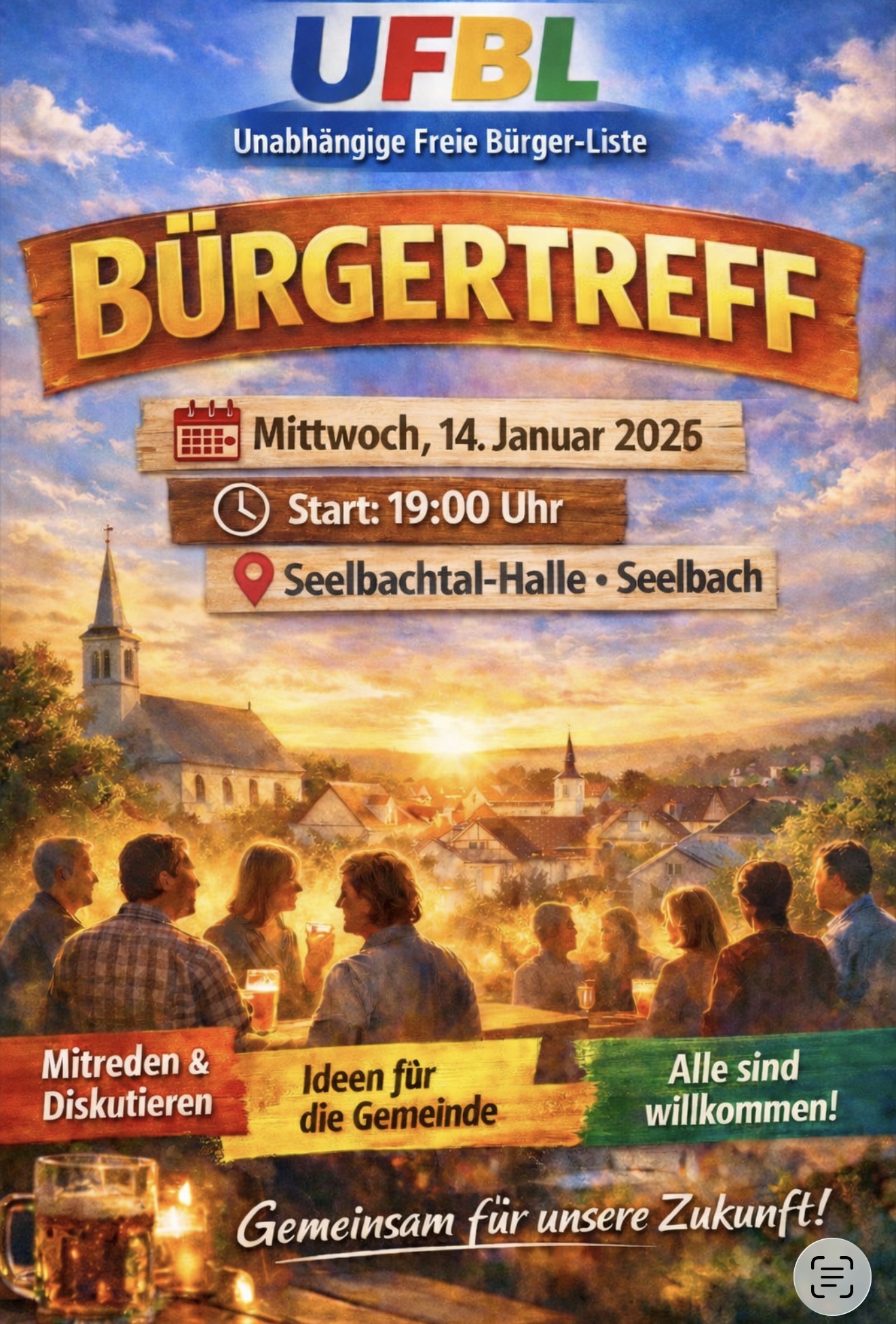 Einladung zum Bürgertreff